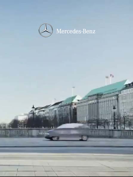 Campaña Outdoor de Mercedes-Benz, presenta el coche invisible